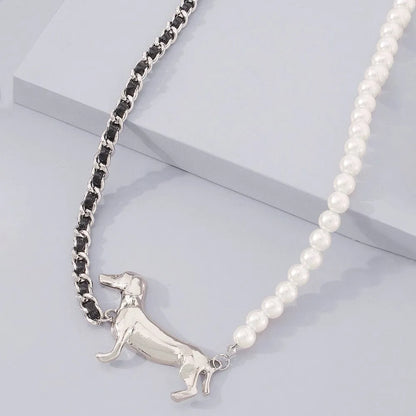 Pearl Dachshund Necklace The Doxie World