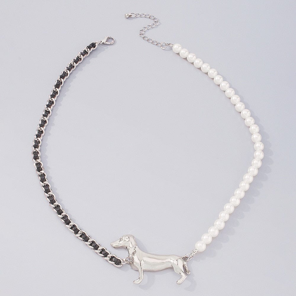 Pearl Dachshund Necklace The Doxie World