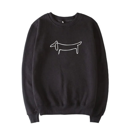 Picasso Dachshund Sweatshirt Black / S The Doxie World