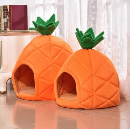 Pineapple Pet House Bed L The Doxie World