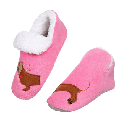 Pink Dachshund Slippers The Doxie World