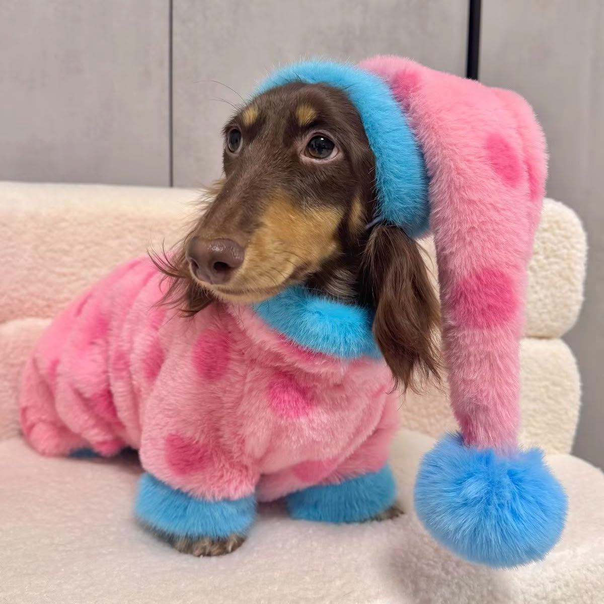 Plush Dachshund Onesie with Hood The Doxie World