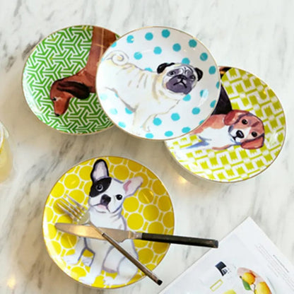 Porcelain Dachshund Cup and Plate The Doxie World