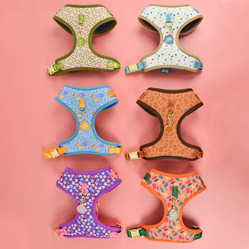 Purple Hearts Dachshund Harness & Leash The Doxie World