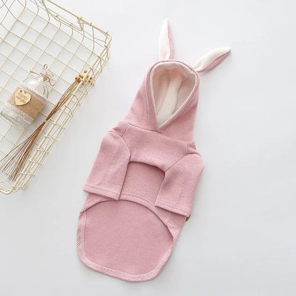 Rabbit Ears Hooded Dog Sweater The Doxie World