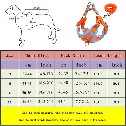 Reflective Dachshund Harness and Leash Set The Doxie World