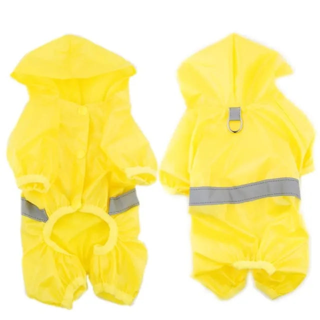 Reflective Dachshund Raincoat Yellow / XS The Doxie World