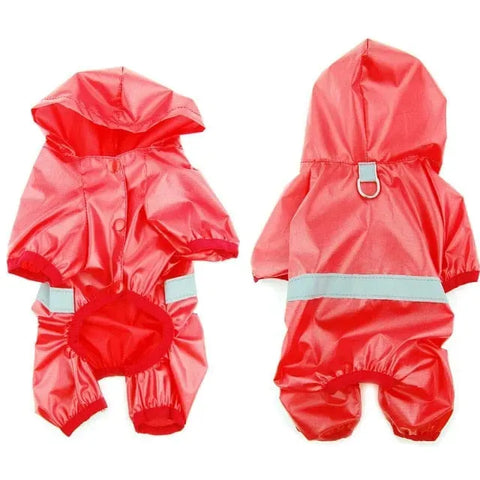 Reflective Dachshund Raincoat Red / XS The Doxie World
