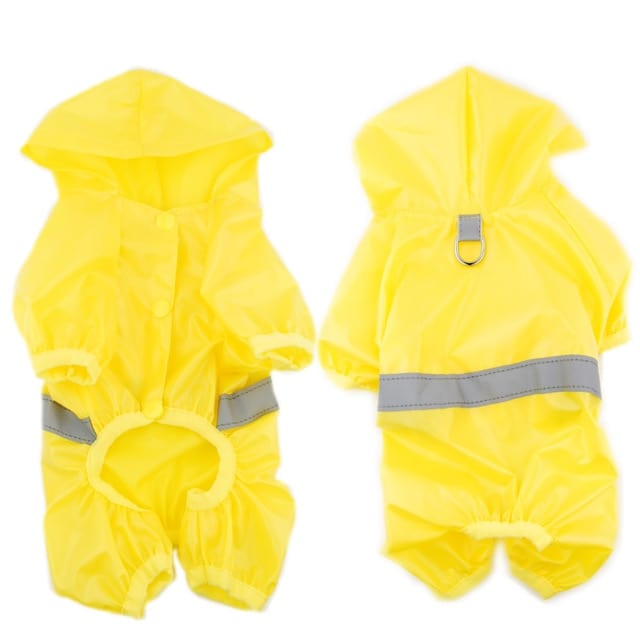 Reflective Dachshund Raincoat Yellow / XXL The Doxie World