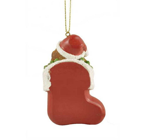 Resin Dachshund In Christmas Stockings Pendant The Dachshund The Doxie World