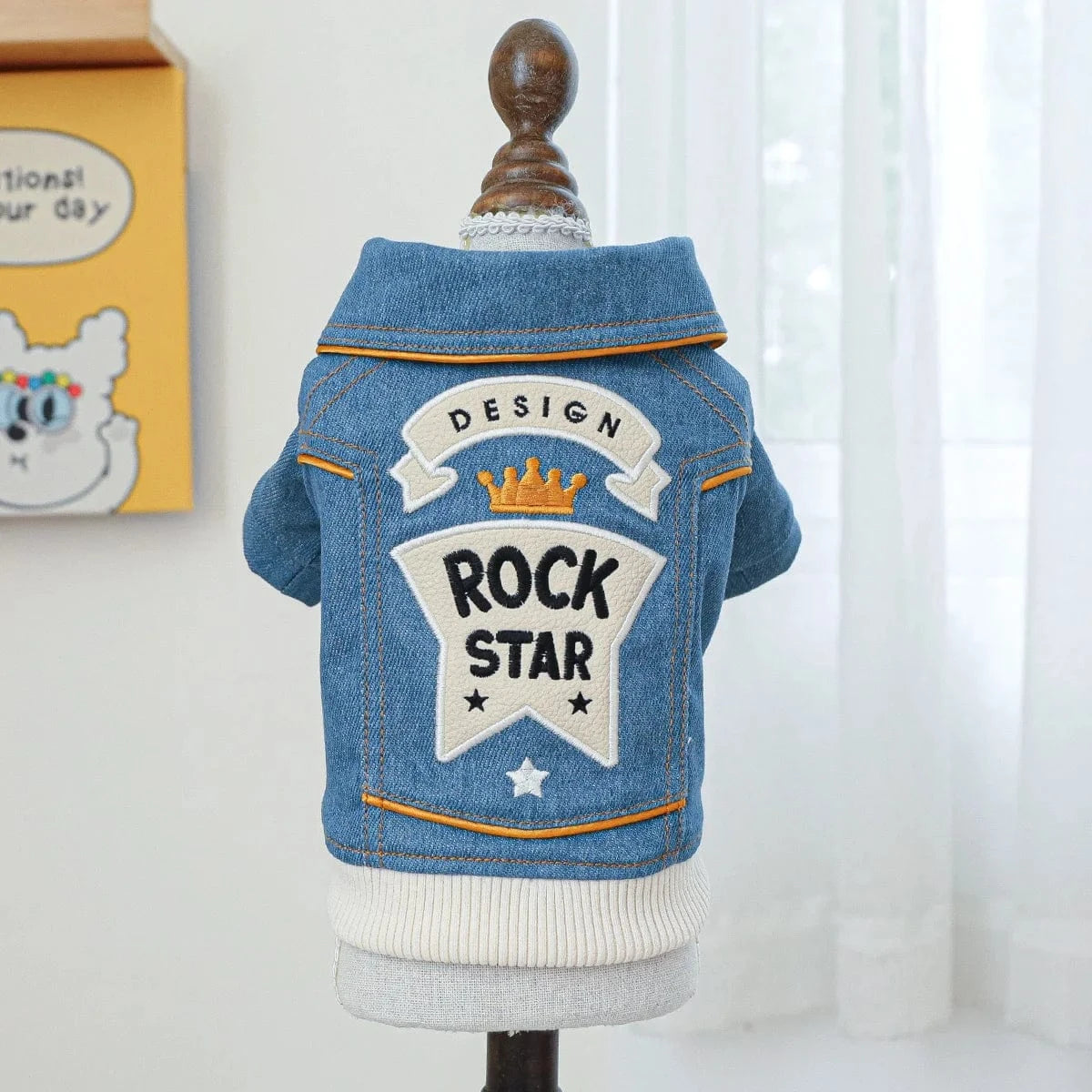 Rock star Denim Dachshund Jacket The Doxie World