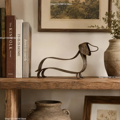 Rustic Dachshund Sculpture The Doxie World