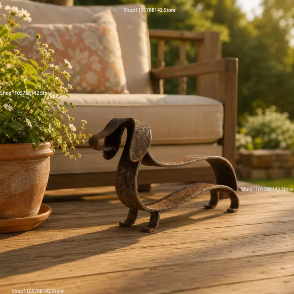 Rustic Dachshund Sculpture The Doxie World