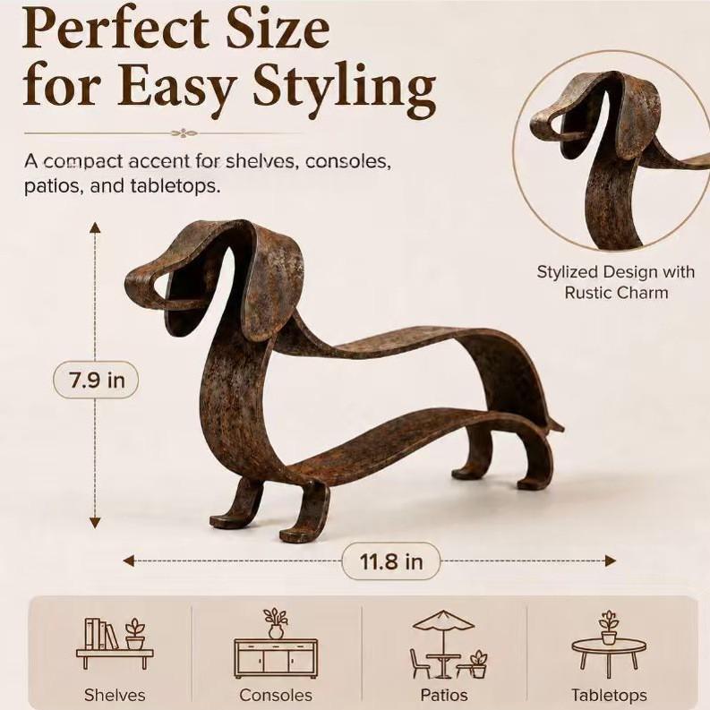 Rustic Dachshund Sculpture The Doxie World