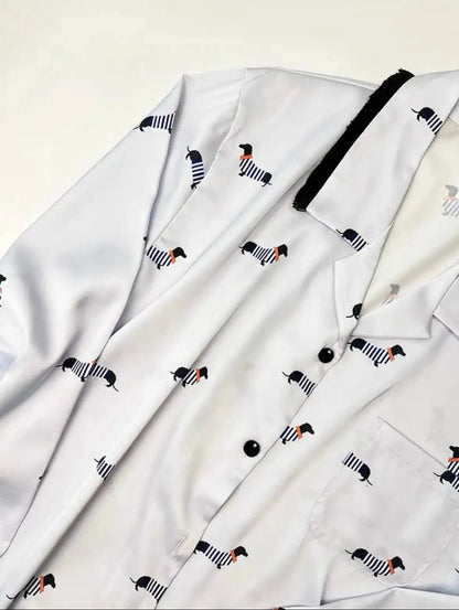 Satin Dachshund Pajamas The Doxie World