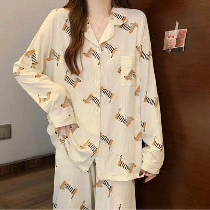 Striped Dachshunds Pajamas M The Doxie World