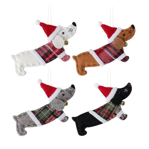 Tartan Dachshund Ornaments The Doxie World