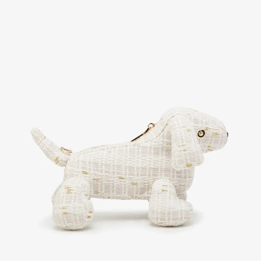 Tweed Dachshund Bag 24x16x16cm/9.44"x6.29"x6.29" The Doxie World