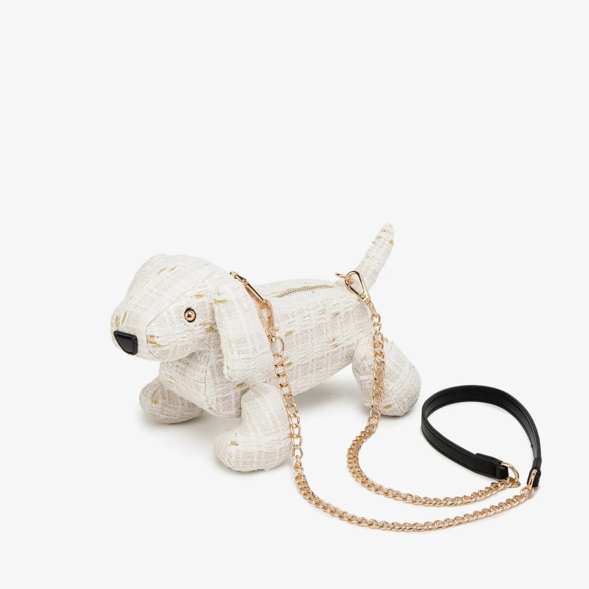 Tweed Dachshund Bag 24x16x16cm/9.44"x6.29"x6.29" The Doxie World