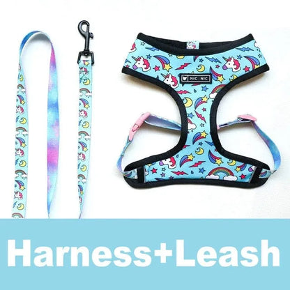 Unicorn Dachshund Harness and Leash Set The Doxie World