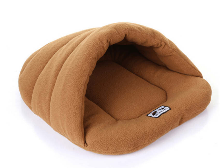 Warm Dachshund Cave Bed Camel color / S The Doxie World