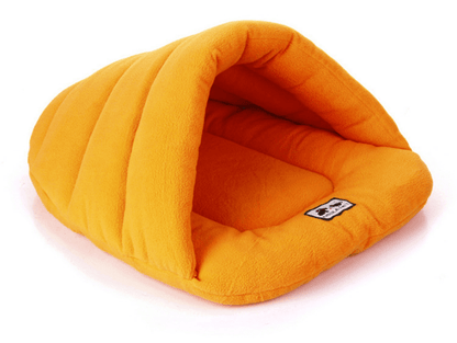 Warm Dachshund Cave Bed Sweet orange / M The Doxie World