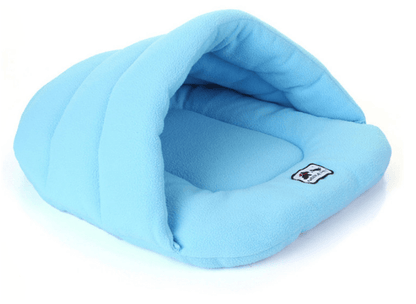 Warm Dachshund Cave Bed Sky blue / M The Doxie World