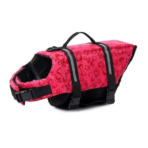 Weenie Dog Life Vest Red Paw / L-suit 10-15kg The Doxie World