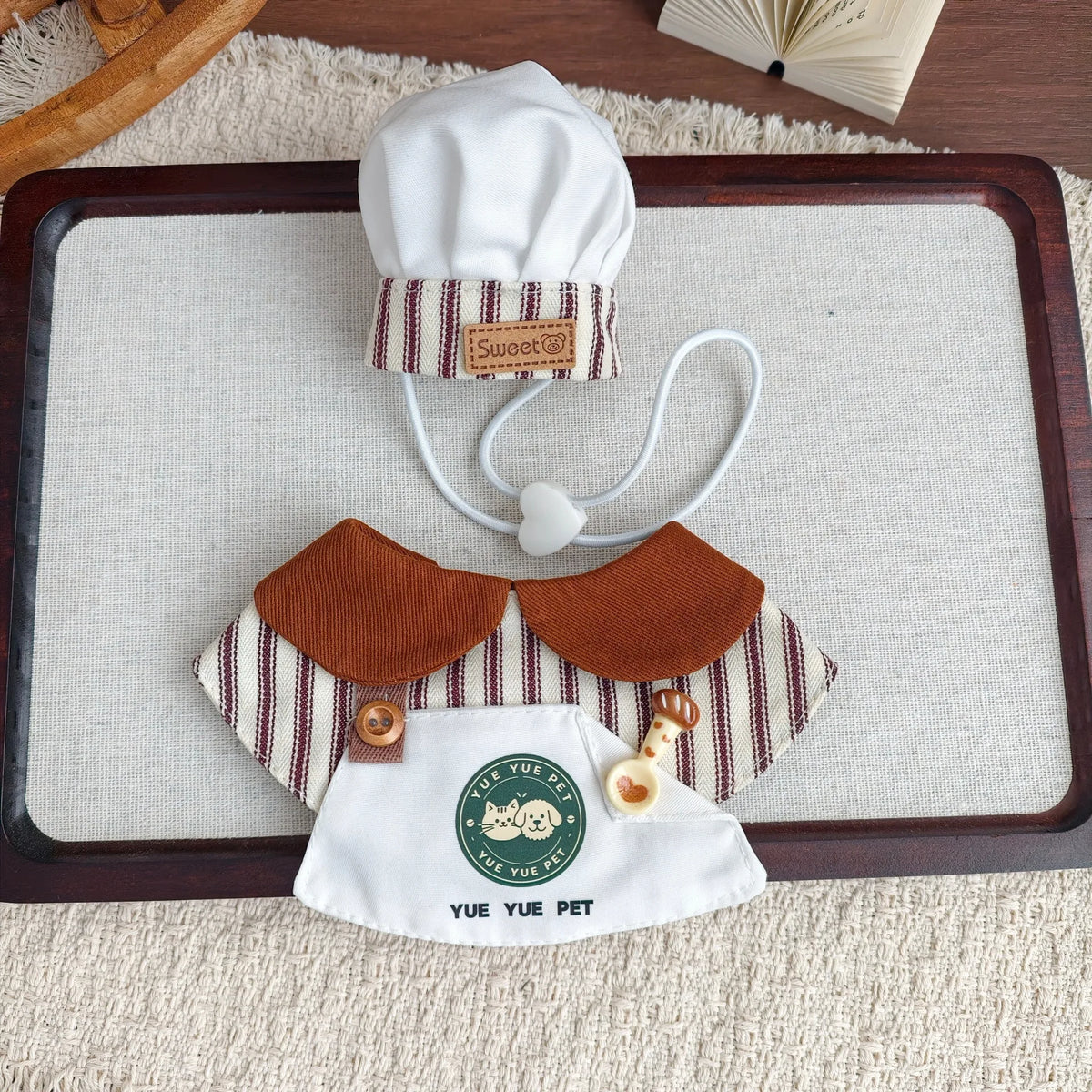 Wiener Dog Chef Costume Brown / S The Doxie World