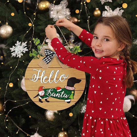 Wooden Dachshund Door Hanger The Doxie World