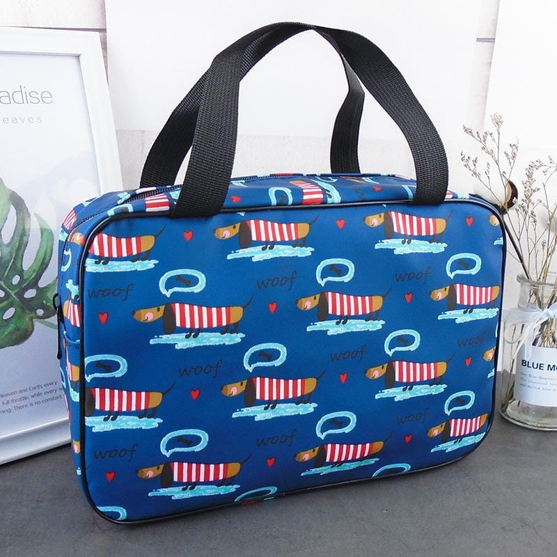 Dachshund Waterproof Toiletry Bag The Doxie World