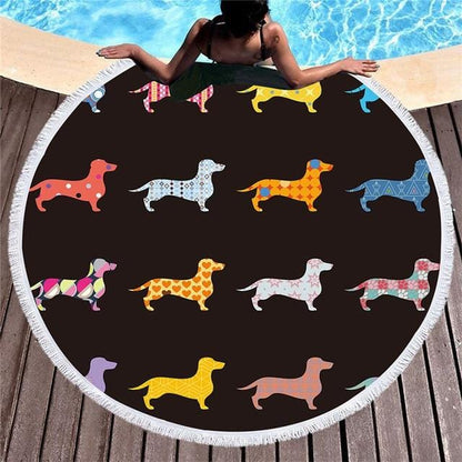 Sausage Dogs Beach Towel The Doxie World